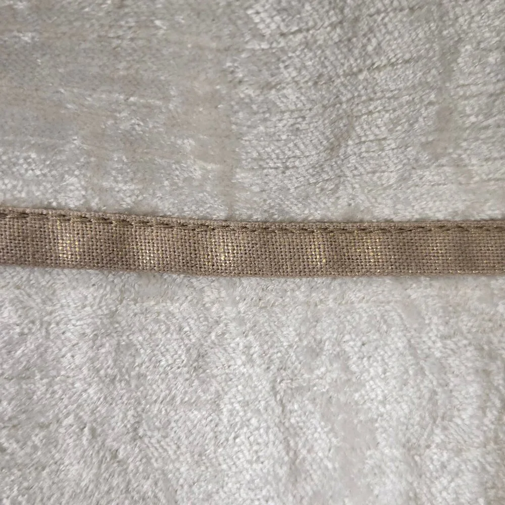 Family Gatherings Fall Autumn Pumpkin Table Runner Beaded Cream Gold Tan Silver